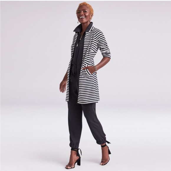 CAbi Jackets & Blazers - CAbi Byline Jacket #5851 Black & White Small NWOT